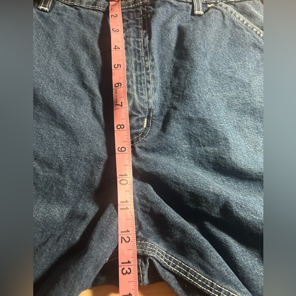 Carhartt Men's Dark Blue Jean Shorts - Picture 6 of 6